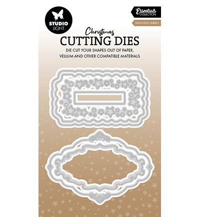 Studio Light Cutting Die - Fanciful labels Essentials nr.1018