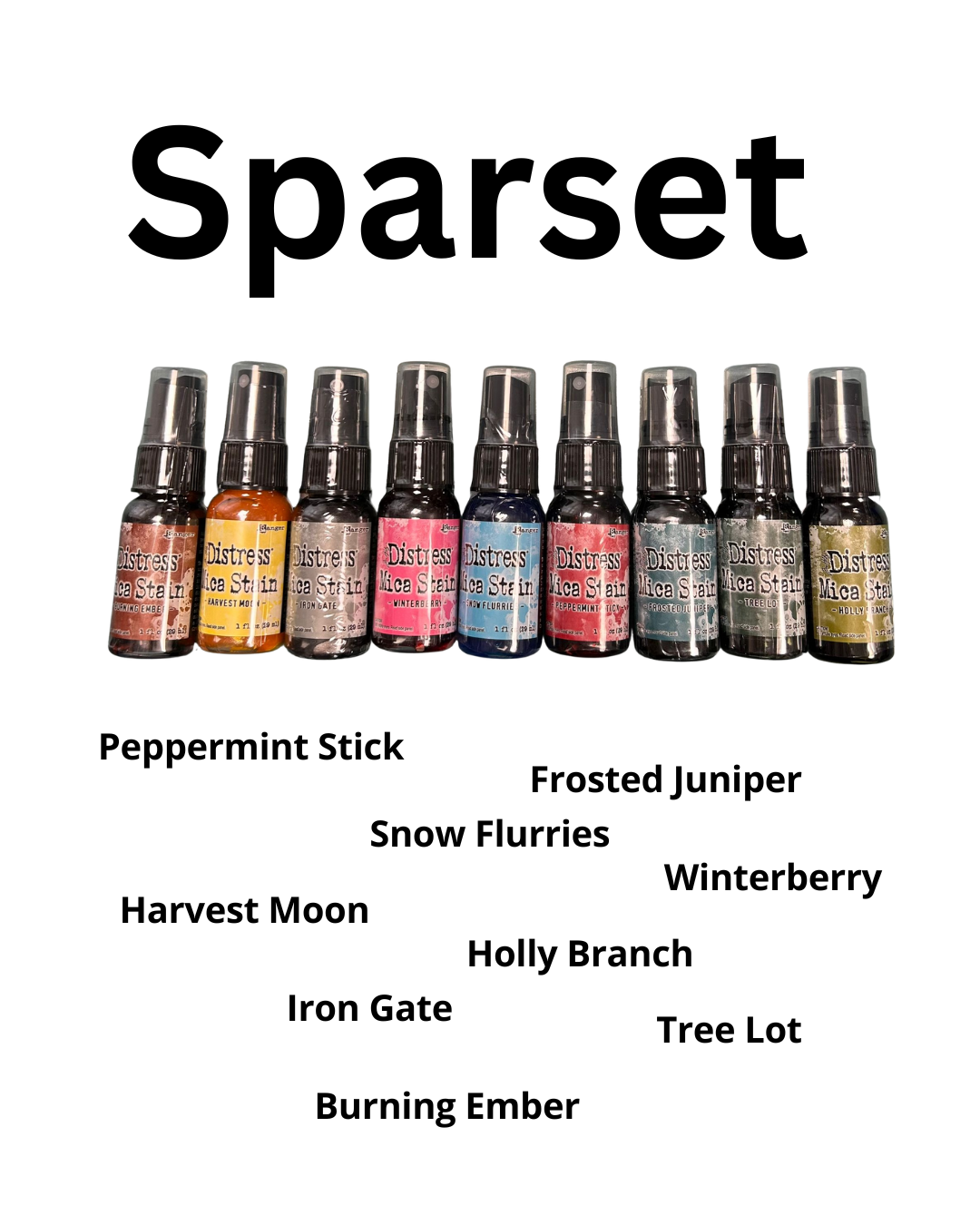 Ranger Distress Mica Stain - Sparset