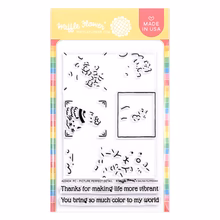 Waffle Flower - Postage Collage Picture Perfect Detail Stamp