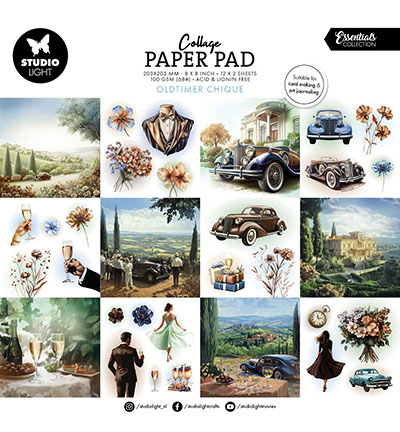 Collage Paper Pad Oldtimer Chique Essentials nr.377
