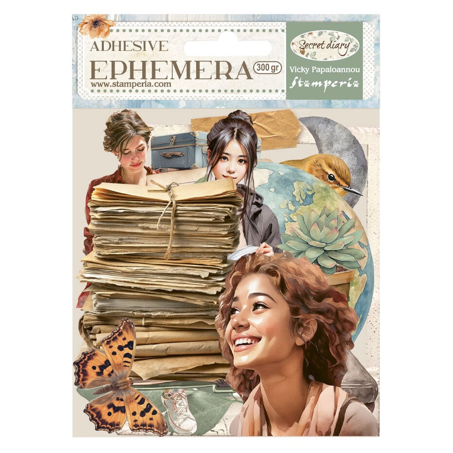Stamperia - Secret Diary Ephemera (46pcs)