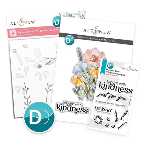 Altenew - Dynamic Duo: Wildflower Bouquet & Add-on Die Bundle