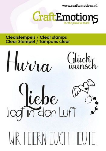 CraftEmotions clearstamps 6x7cm - liebe liegt in der Luft - DE KreativDsein Design - Billes CraftEmotions clearstamps 6x7cm - liebe liegt in der Luft - DE KreativDsein Design - Billes