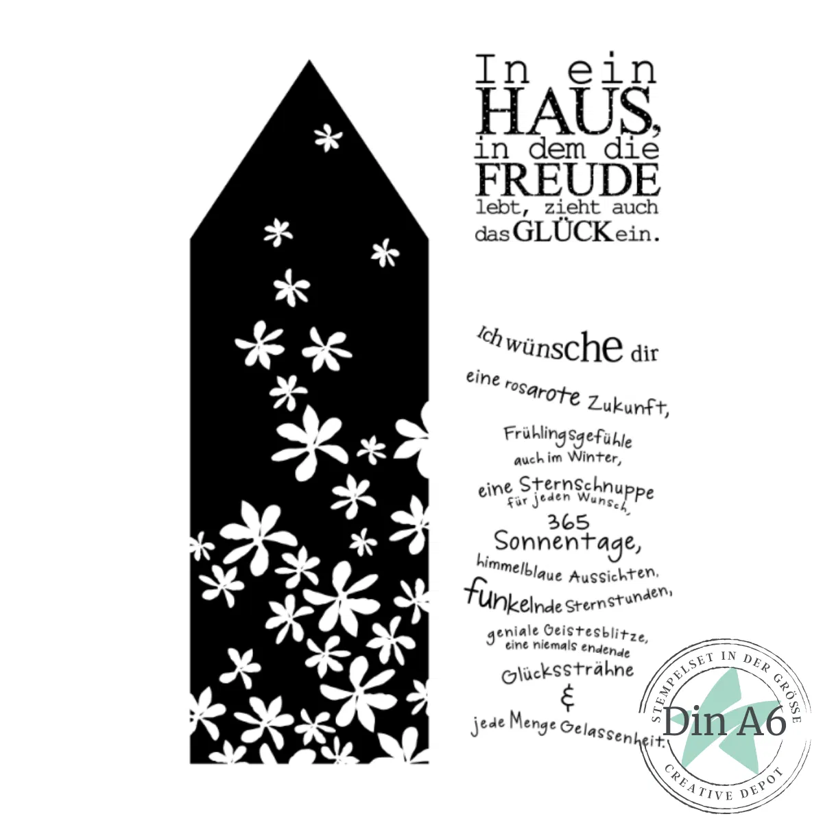 Creative Depot - Stempelset - Frühlingsoutfit für Adventshaus III