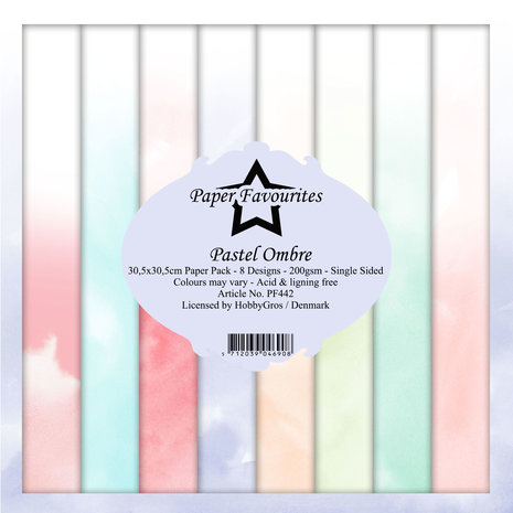 Paper Favourites - Pastel Ombre 12x12 Inch Paper Pack