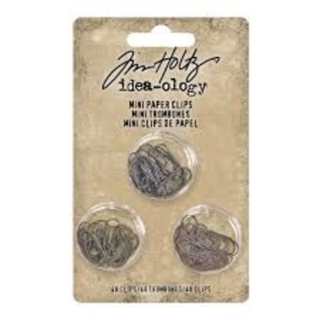 Idea-ology Tim Holtz Mini Paper Clips (48pcs)  Idea-ology Tim Holtz Mini Paper Clips (48pcs)