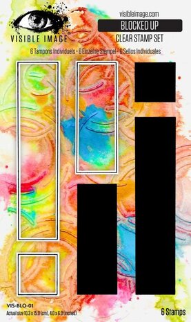 Visible Image -Blocked Up A6 Stamp Set Visible Image -Blocked Up A6 Stamp Set