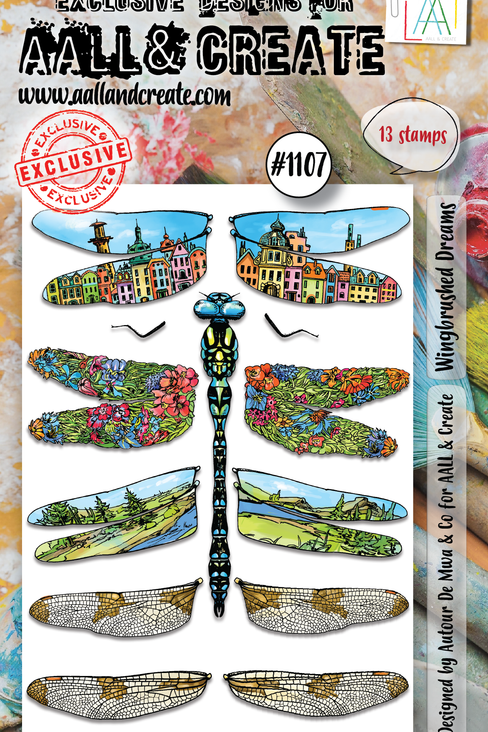 AALL & Create - Stamp Set A6 Wingbrushed Dreams