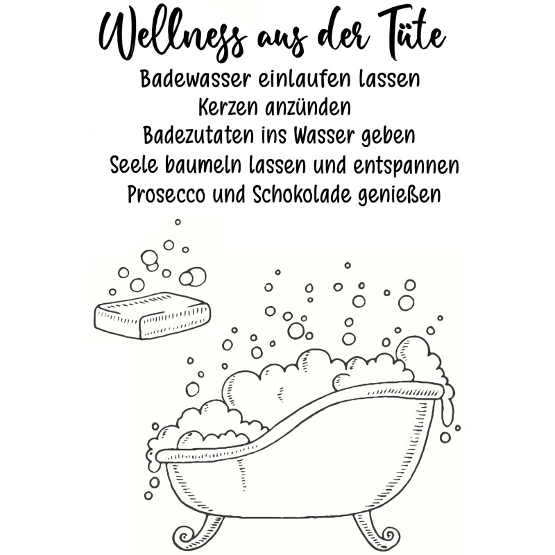 Memories4you Stempel (A6) "Entspannung" Memories4you Stempel (A6) "Entspannung"