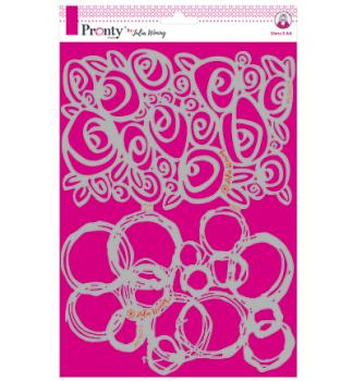 Pronty - Crafts Roses & Grunge Circles