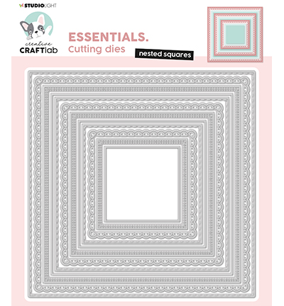 Studio Light Cutting Dies Olaf Friendz Nested Squares Essentials nr.690