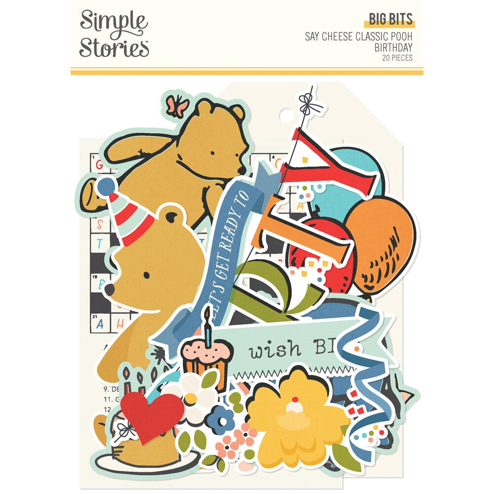 Say Cheese Classic Pooh Birthday Big Bits & Pieces