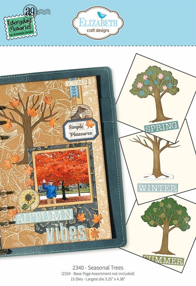 Elizabeth Craft Designs - Delightful Discovery Die Seasonal Trees