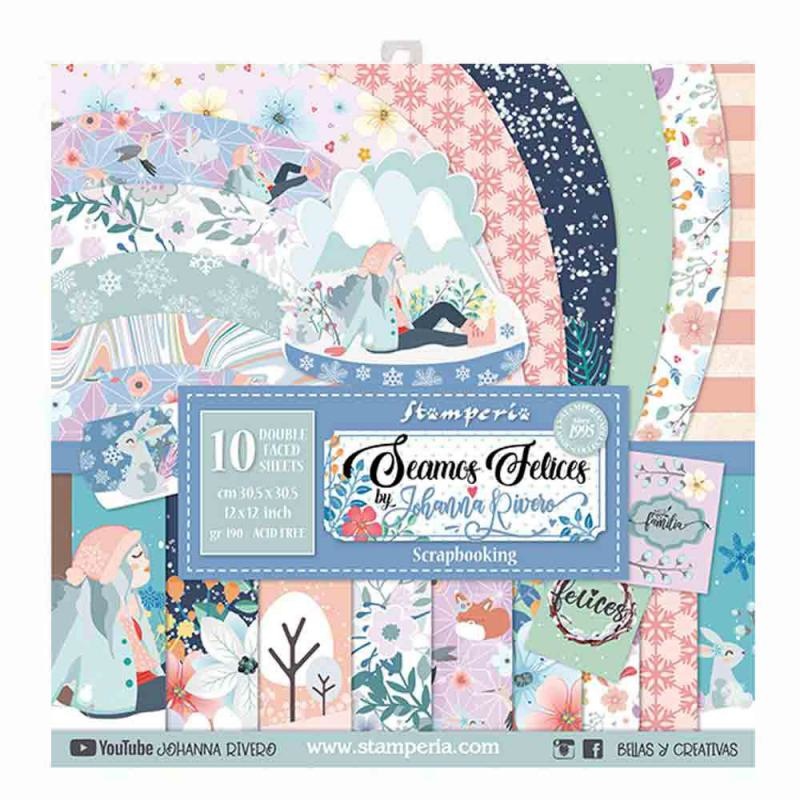 stamperia-seamos-felices-12x12-inch-paper-pack-sbb