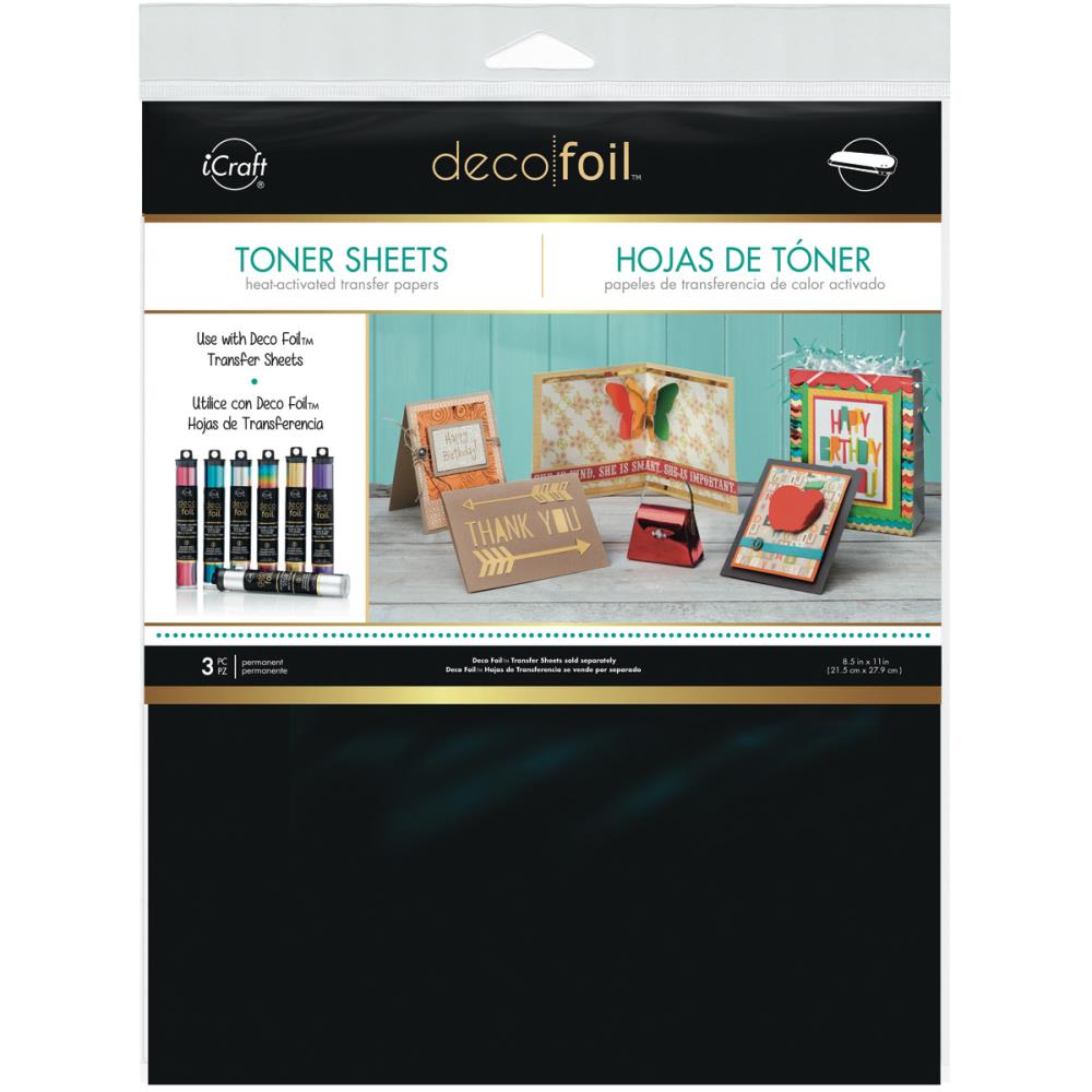 iCraft Deco Foil Toner Sheets 8.5"X11" 3/Pkg iCraft Deco Foil Toner Sheets 8.5"X11" 3/Pkg