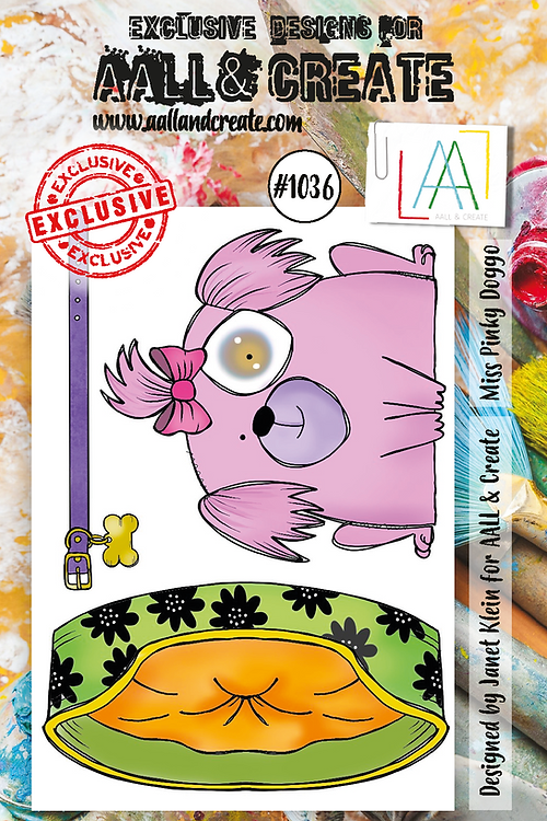 AALL & Create - Stamp Set A7 Miss Pinky Doggo