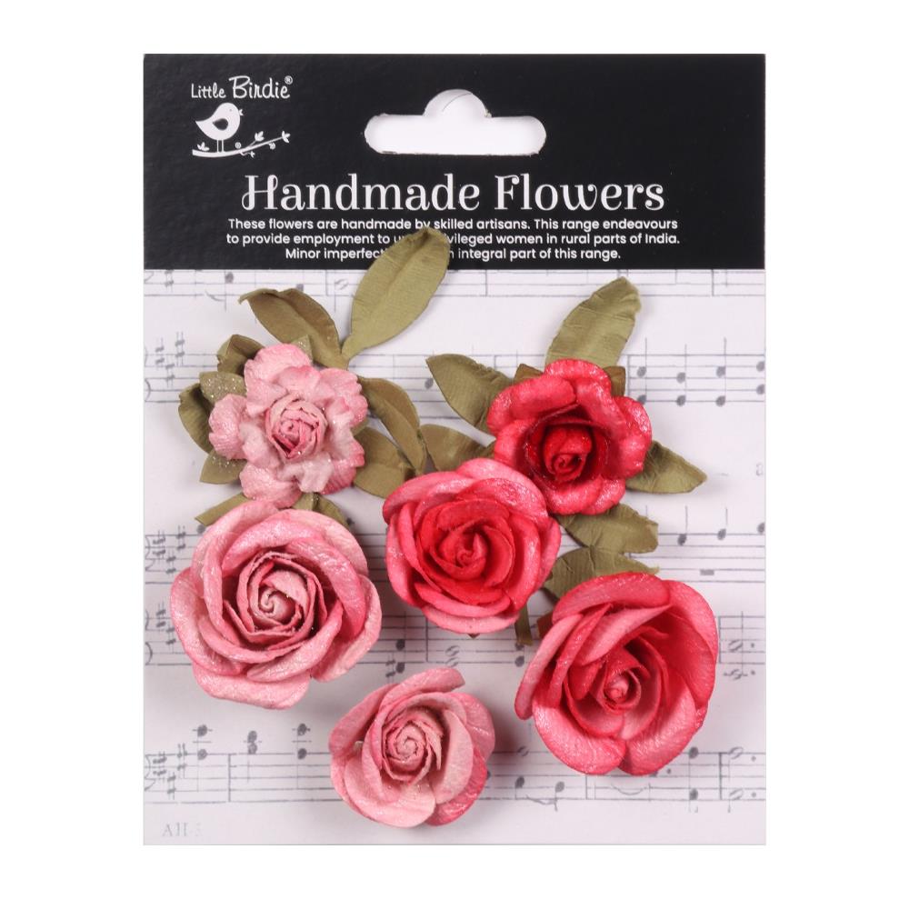 Little Birdie Foina Paper Flowers 8/Pkg
