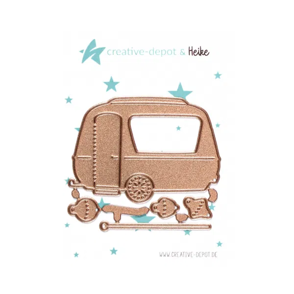 Creative Depot - Die - Wohnwagen mit Lampions