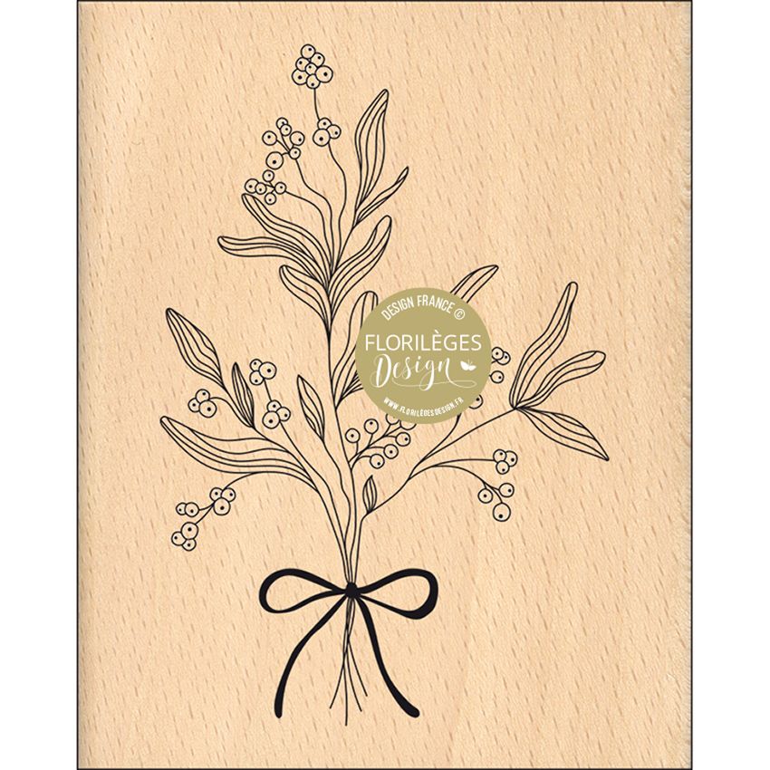 tampon-bois-bouquet-de-fete tampon-bois-bouquet-de-fete