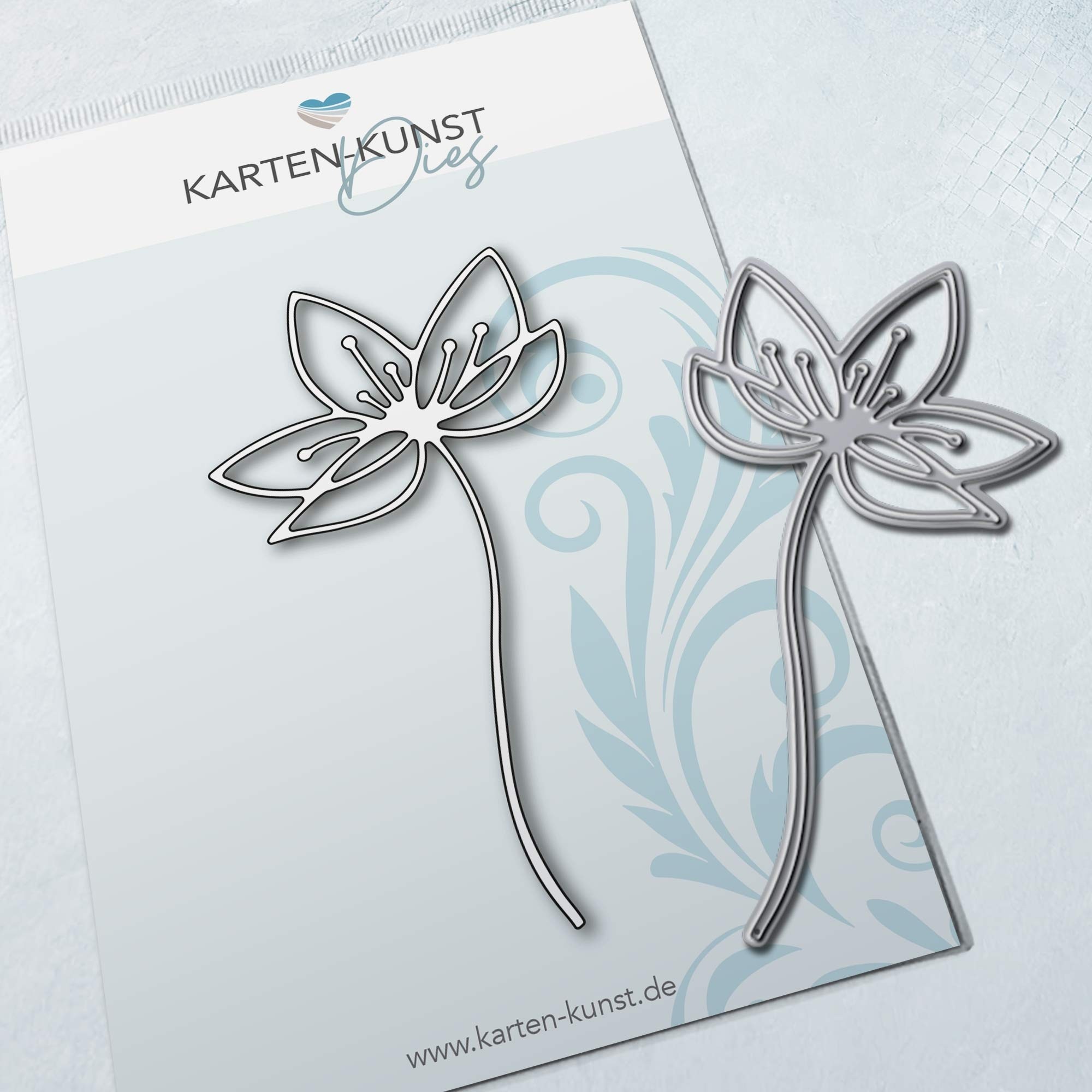 Karten-Kunst Stanzschablone kk-D221 - Cute Flower