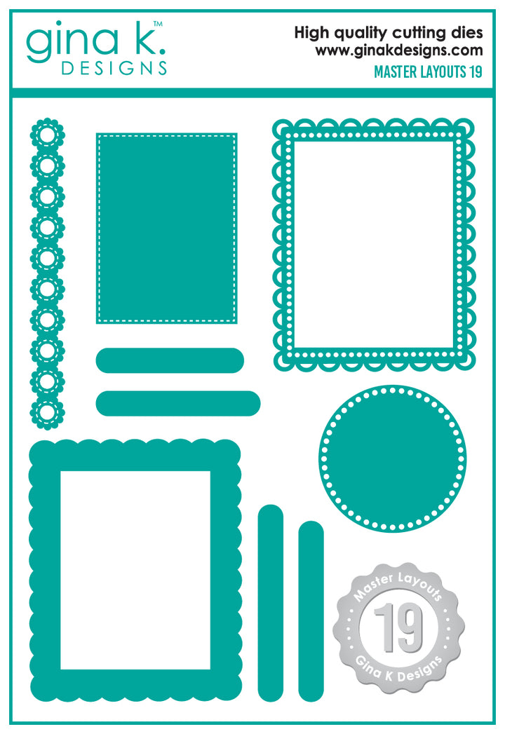 Gina K Designs - DIE- Master Layouts 19 Gina K Designs - DIE- Master Layouts 19