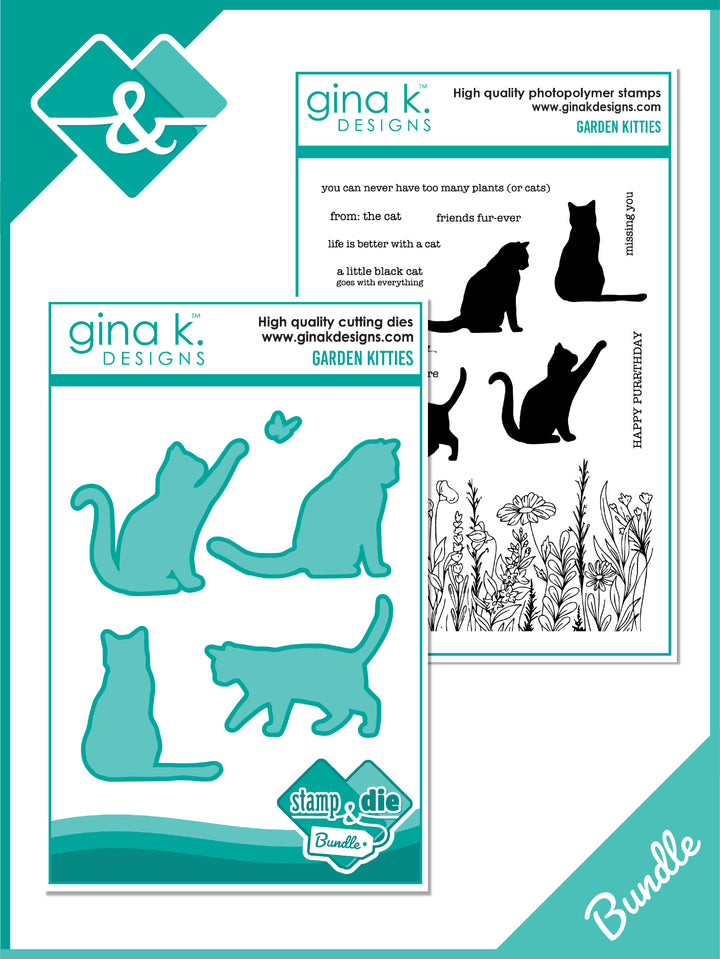 Gina K Designs - BUNDLE- Garden Kitties