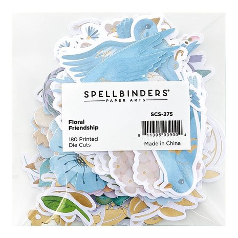 Spellbinders - Floral Friendship Printed Die Cuts
