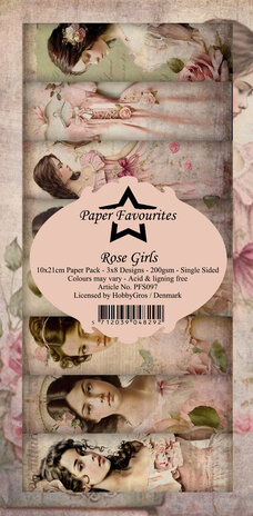 Paper Favourites - Rose Girls Slim Paper Pack