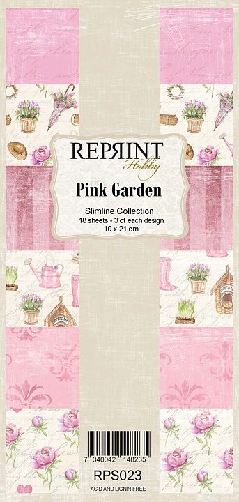 reprint-pink-garden-slimline-paper-pack-rps023