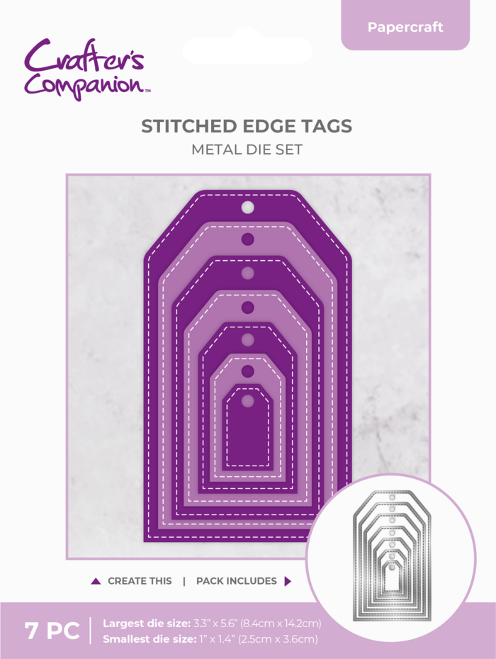 Crafter's Companion - Stitched Edge Metal Die Tags