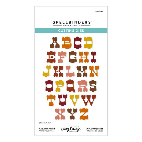 Spellbinders - Autumn Archives Etched Dies Autumn Alpha