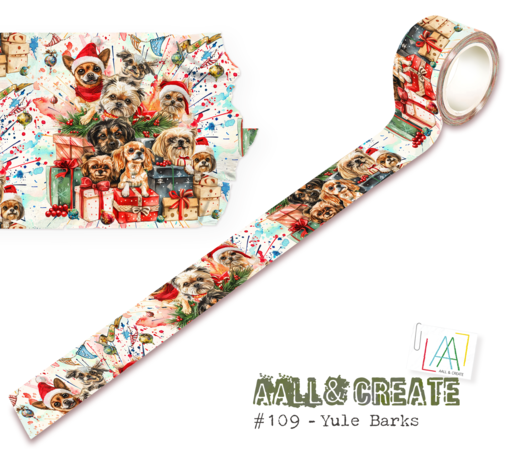 AALL and Create - Washi Tape 25mm 10m Yule Barks AALL and Create - Washi Tape 25mm 10m Yule Barks