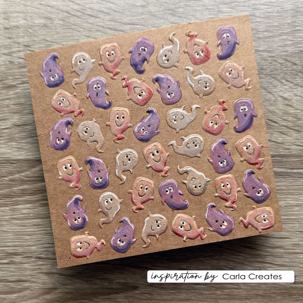 Vaessen Creative • Schablone by Carla Creates Ghosts 15x15cm