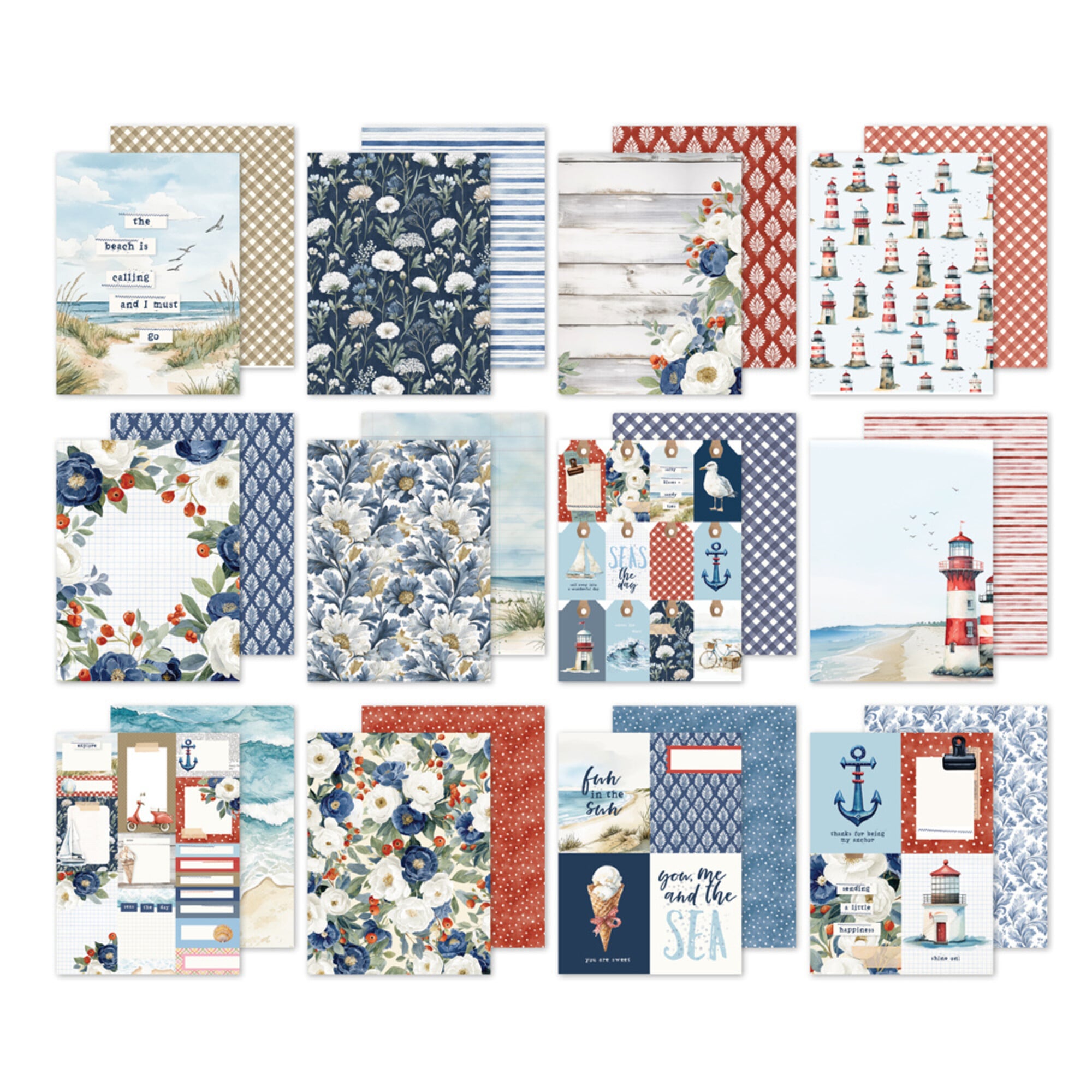 Simple Stories - Simple Vintage Sand & Sea 6x8 Inch Pad