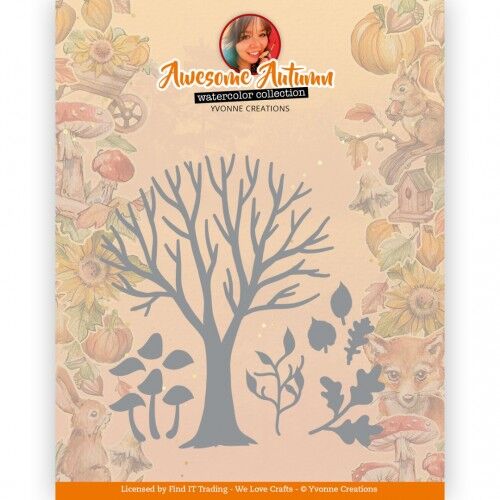 Dies - Yvonne Creations - Awesome Autumn - Autumn Tree Dies - Yvonne Creations - Awesome Autumn - Autumn Tree