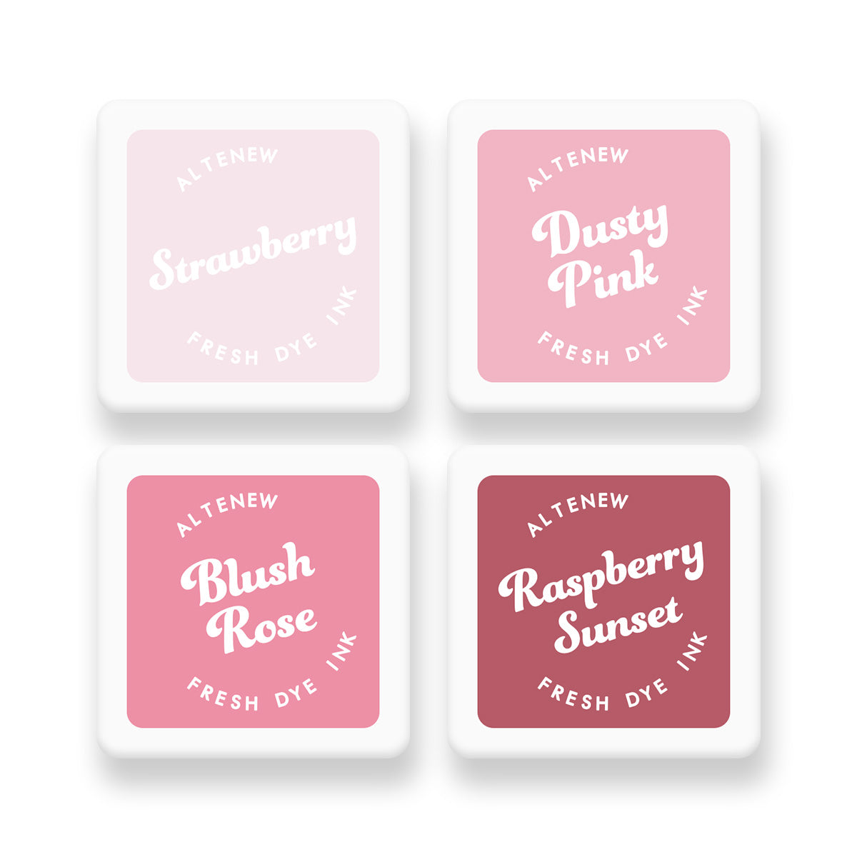 Altenew - Blushberry Bliss Fresh Dye Ink Mini Cube Set Altenew - Blushberry Bliss Fresh Dye Ink Mini Cube Set