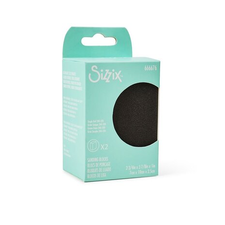 Sizzix • Sanding Blocks 2 3/4x3 7/8x1 Inch (2pcs) 