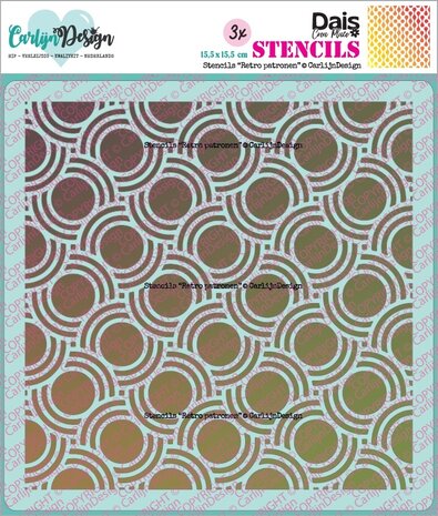 CarlijnDesign - Stencils Retro Patronen CarlijnDesign - Stencils Retro Patronen