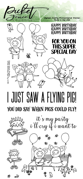 picket-fence-studios-when-birthday-pigs-fly-4x8-in