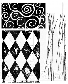 Tim Holtz Cling Mount Stamps: Creative Textures