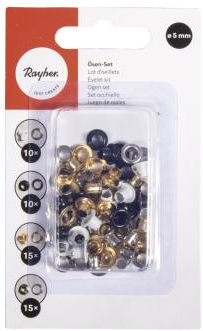 Rayher -   Ösen-Set 5mm rund 