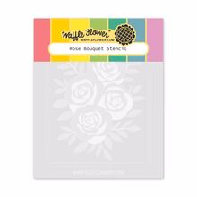 Waffle Flower - Rose Bouquet Stencil