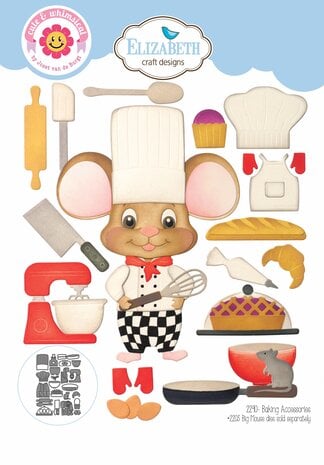  Elizabeth Craft Designs - Living it Up Dies Baking Accessories