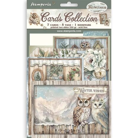 Stamperia -The Owl's House Cards Collection