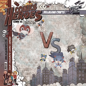  BELLALUNA COMIC HEROES COLLECTION 12X12" 