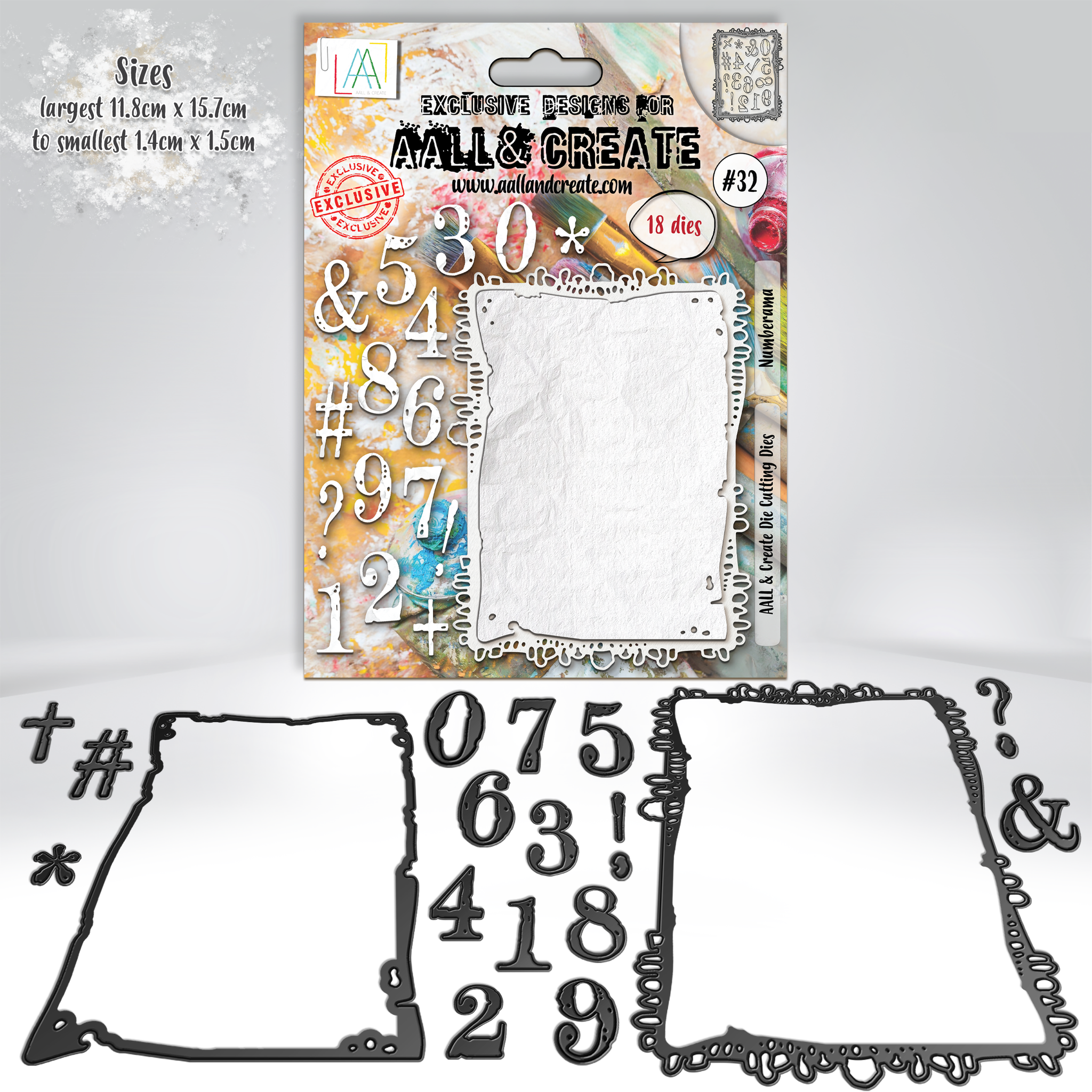 AALL & Create - Die-Cutting Die Set - Numberama 32