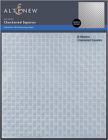 Altenew - Checkered Squares 3D Embossing Folder Altenew - Checkered Squares 3D Embossing Folder