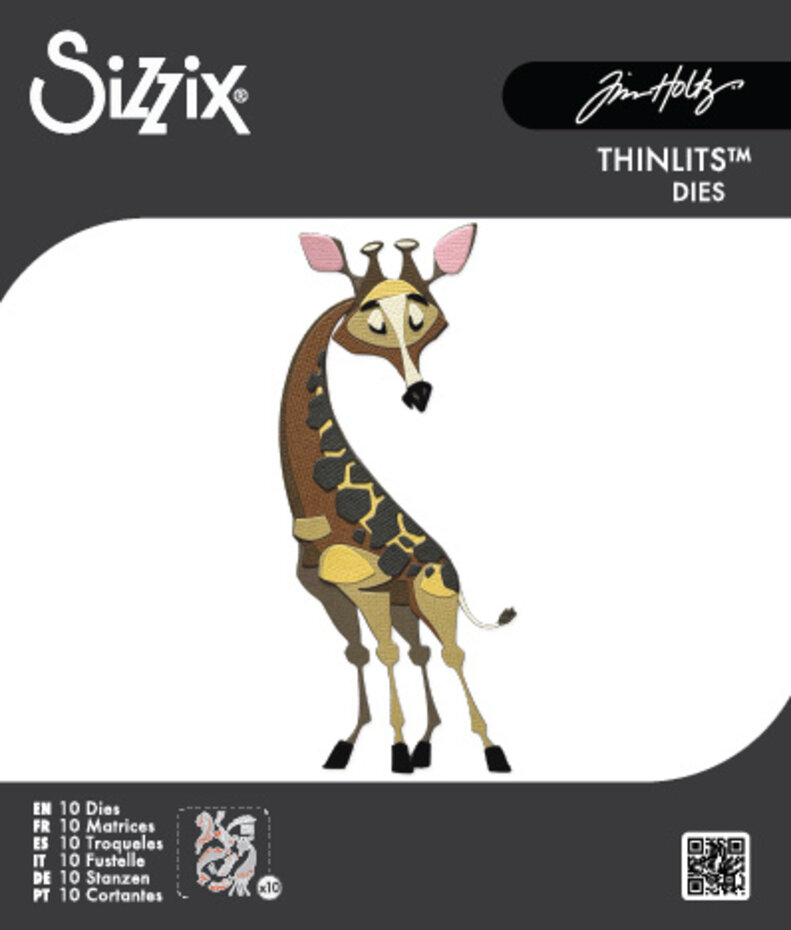 Sizzix - Thinlits Colorize Die Gertrude (10pcs) by Tim Holtz