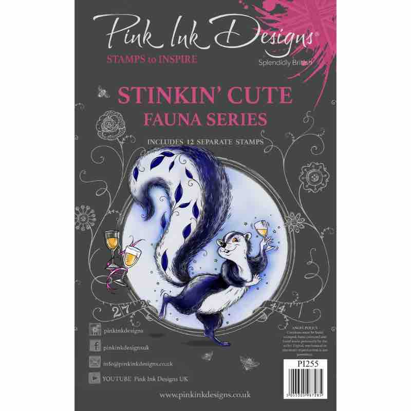 Pink Ink Designs Stinkin' Cute A5 Clear Stamps