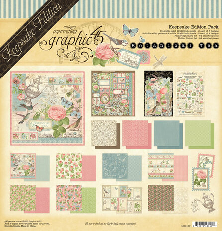 Graphic 45 - Botanical Tea Keepsake Edition